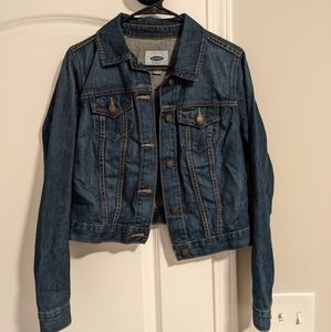 Dark blue denim jacket